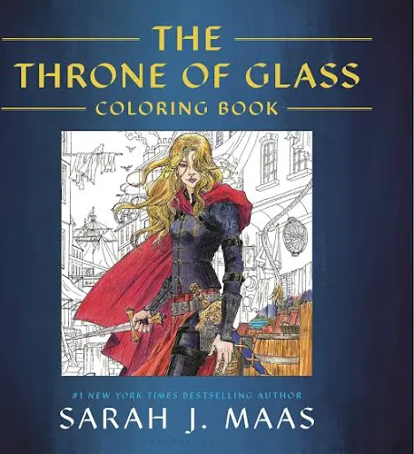 The Throne of Glass Colouring Book
