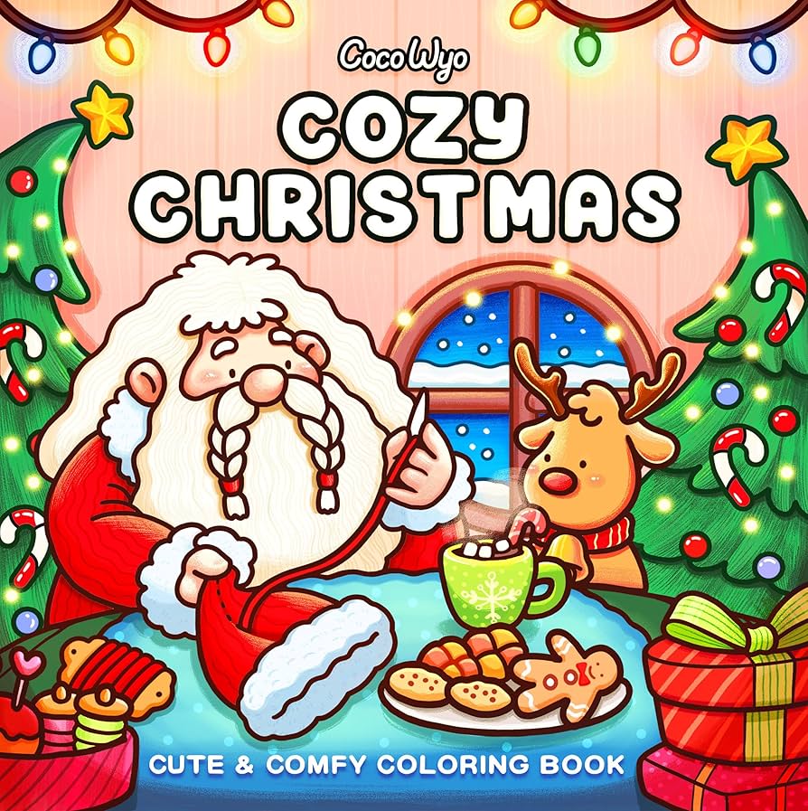 Cozy Christmas: Cute & Comfy Coloring Book