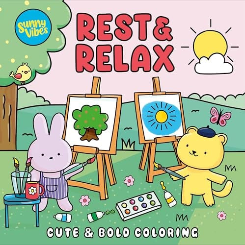 Rest & Relax Coloring Book