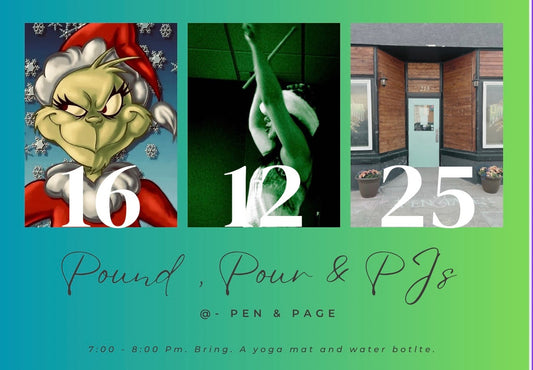 Pound, Pour & PJs
