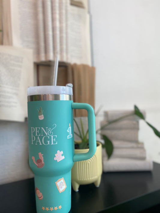 Pen and Page tumbler
