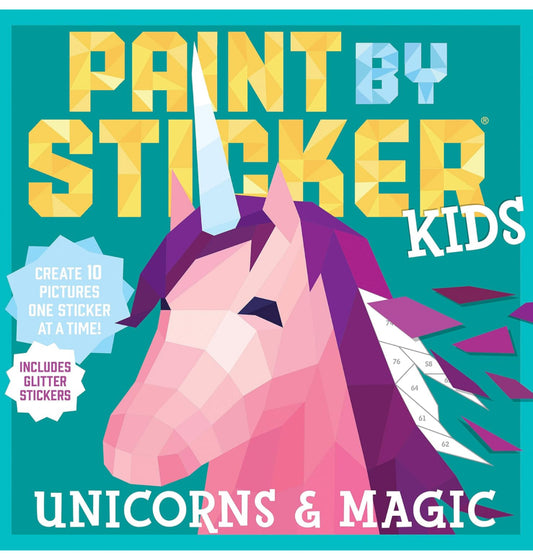 Paint by sticker :unicorn and magic