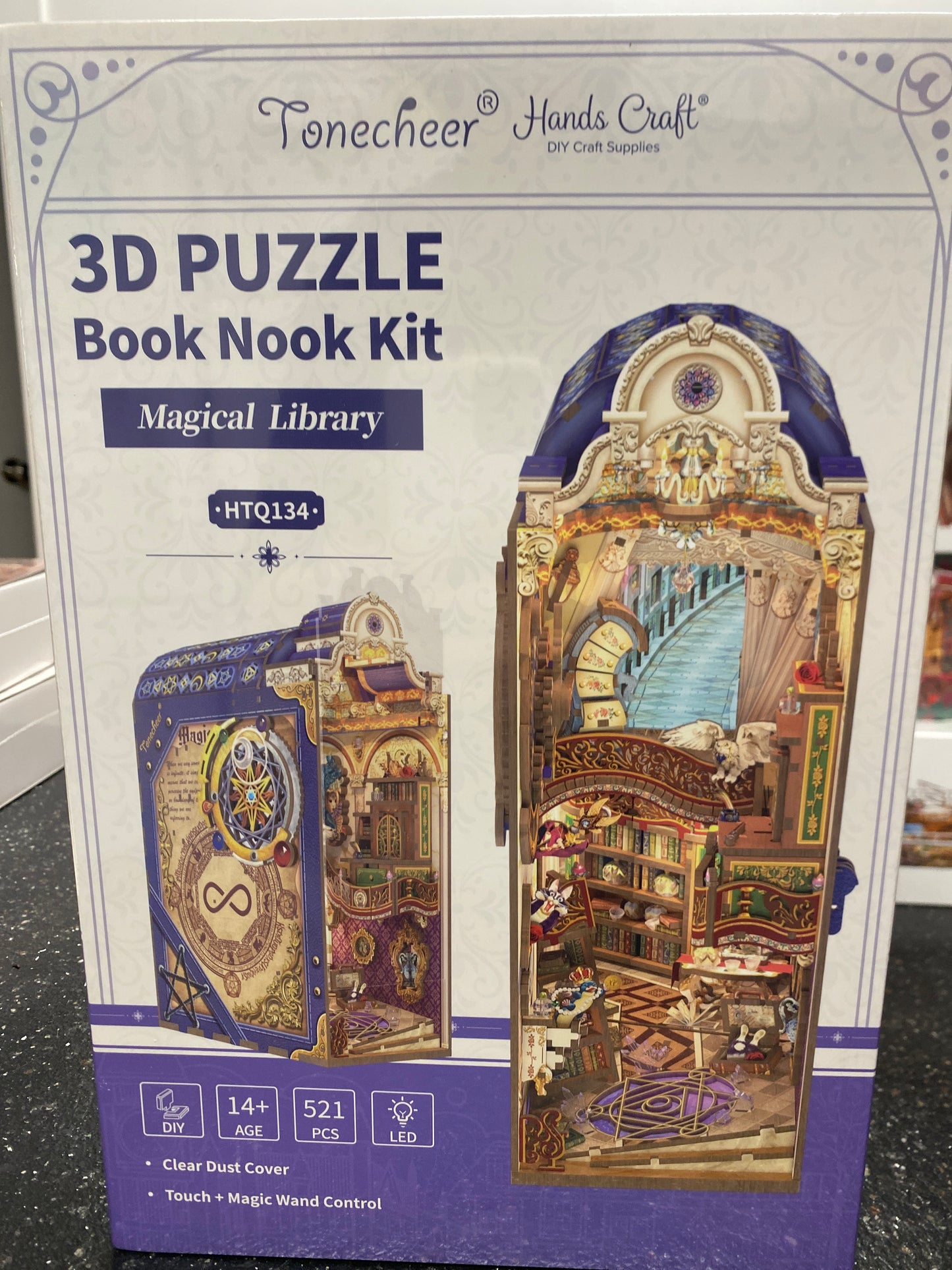 3D Puzzle Book Nook Kit - Magical Library