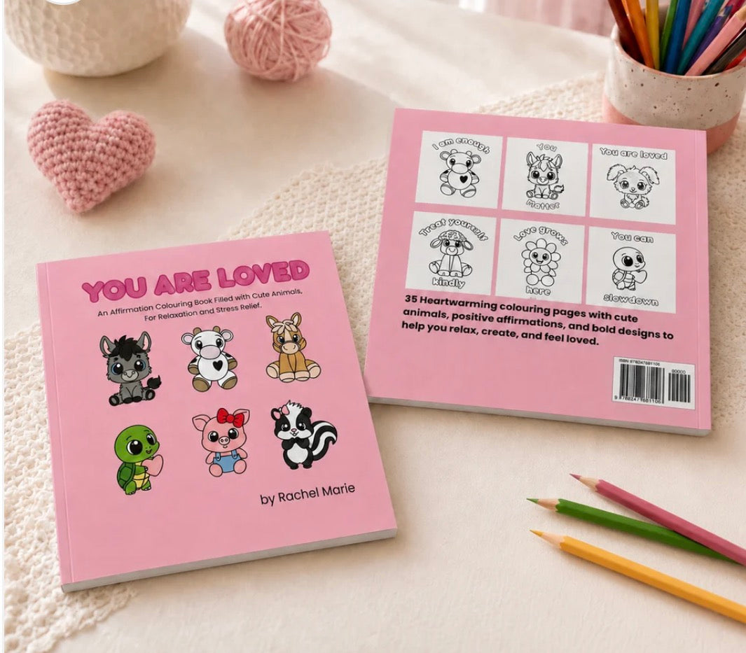 You Are Loved Colouring Book