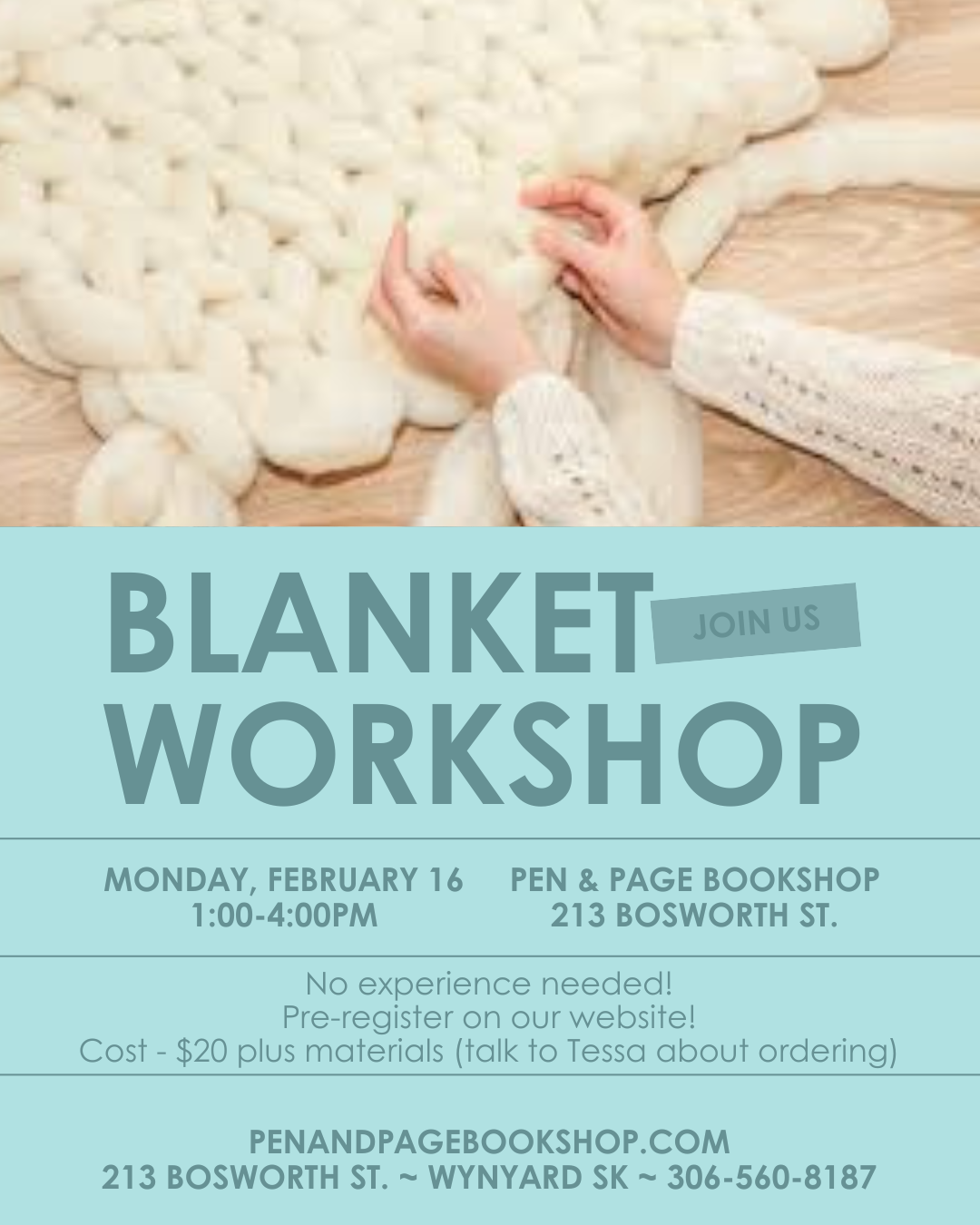Blanket Workshop