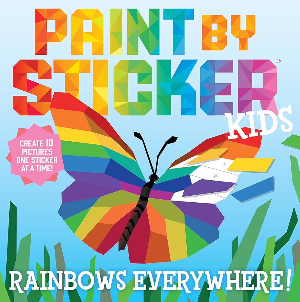 Paint by Stickers Rainbows